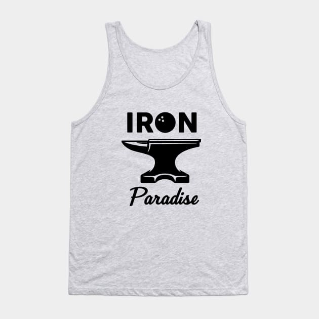 Iron Paradise Gym Tank Top TeePublic